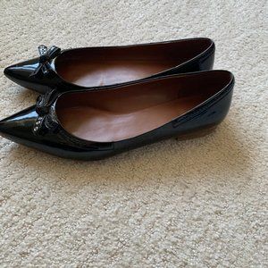 Cole Haan black patent leather flats - sz 9
